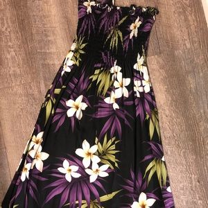 Purple Hawaiian Dress- Size XS